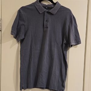 Zara Men's Slate Blue Polo Shirt